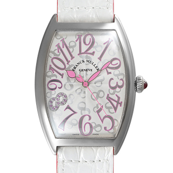 FRANCK MULLER スーパーコピー フランクミュラー トノウカーベックス 5850 B SC ピンク オーキッド シルバー【世界限定50本】